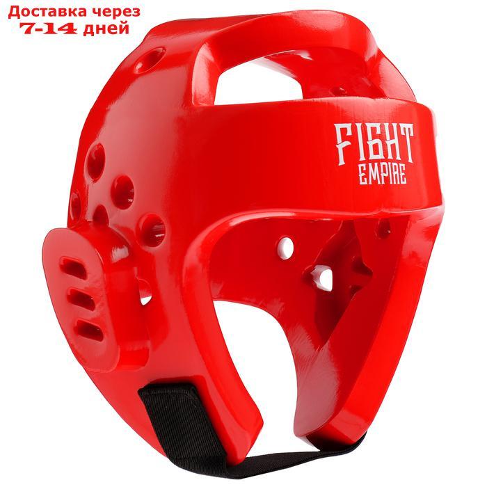 Шлем боксёрский тренировочный FIGHT EMPIRE, размер M, цвет красный - фото 1 - id-p205279067