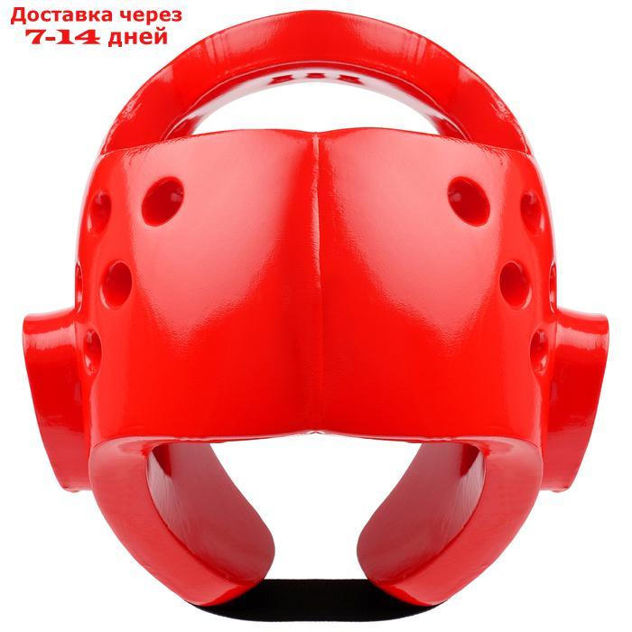 Шлем боксёрский тренировочный FIGHT EMPIRE, размер M, цвет красный - фото 3 - id-p205279067