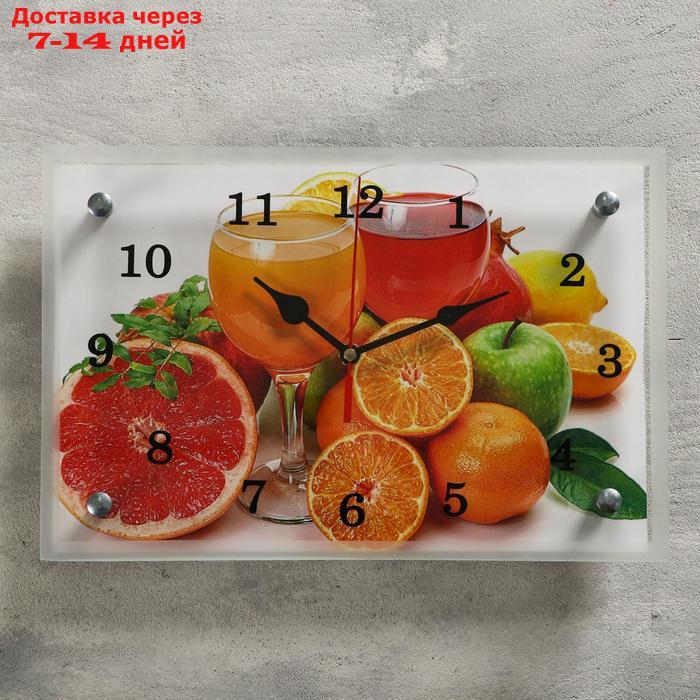 Часы настенные, серия: Кухня, "Цитрусы", 20х30 см, микс - фото 1 - id-p205278424