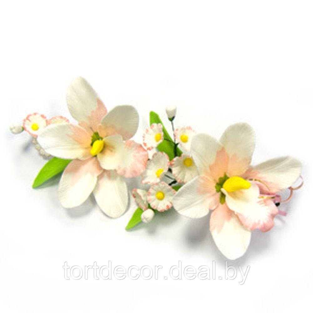 Цветы сахарные Букет Орхидеи набор 1 упак. - фото 1 - id-p205482416