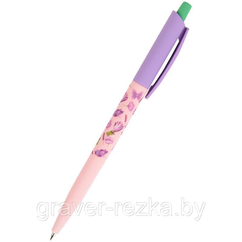 Ручка шариковая автоматическая Axent Lavender AB1090-27 - фото 1 - id-p205482336