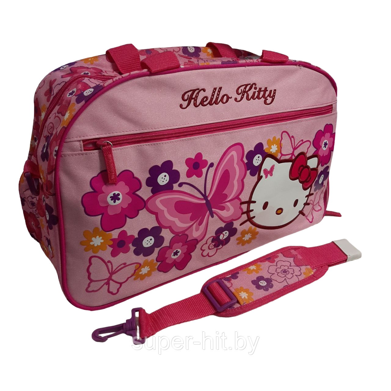 Спортивная сумка на ремне с отделом для обуви Hello Kitty - фото 3 - id-p205483365