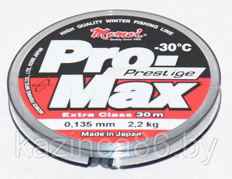 Леска Momoi PRO-MAX Prestige -30° 0.135mm (30м)