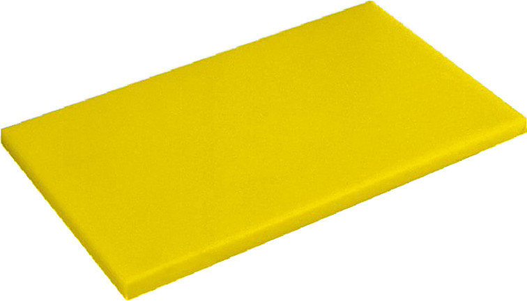 Доска разделочная 53х32,5х1,8 см, пластик желтая MACO 53032518Y - фото 1 - id-p205523454