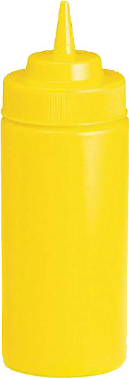 Емкость для жидкостей 237 мл, пластик желтая Table Craft, 10853M - фото 1 - id-p205523455