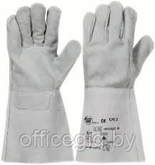 Перчатки кожаные(спилковые), длина: 35 см, размер 14 - фото 1 - id-p205535412