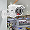 Муляж внешней камеры видеонаблюдения Rexant 45-0240 с мигающим красным светодиодом, фото 2