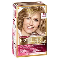 L'Oreal Paris Excellence Creme 8.1 Светло-Русый Пепельный Крем-краска стойкая для окрашивания волос