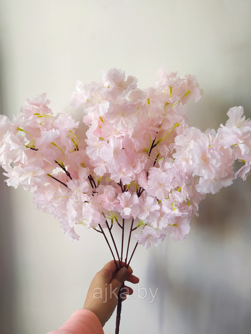 Букет из искусственных цветов Сакура 54 см, нежно-розовый - фото 5 - id-p205543854