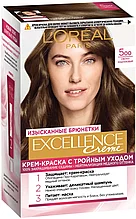 L'Oreal Paris Excellence Creme 5.00 Светло-Каштановый Крем-краска стойкая для окрашивания волос