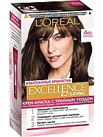 L'Oreal Paris Excellence Creme 4.00 Каштановый Крем-краска стойкая для окрашивания волос