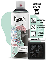 Аэрозольная краска Fusion Chartreux "черный кот" аэрозоль 520мл