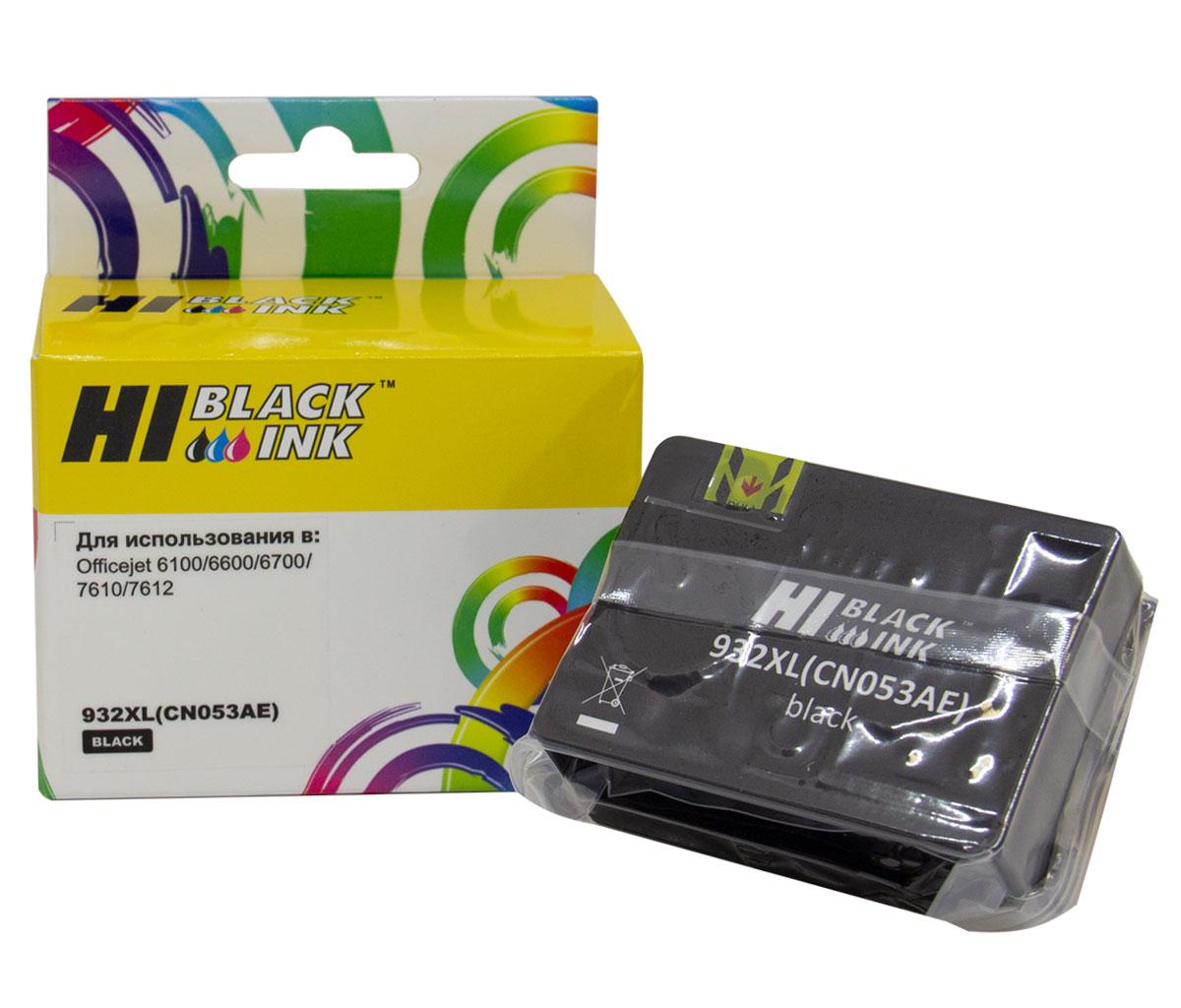 Картридж 932XL/ CN053AE (для HP OfficeJet 6100/ 6600/ 6700/ 7110/ 7510/ 7610/ 7612) Hi-Black, чёрный