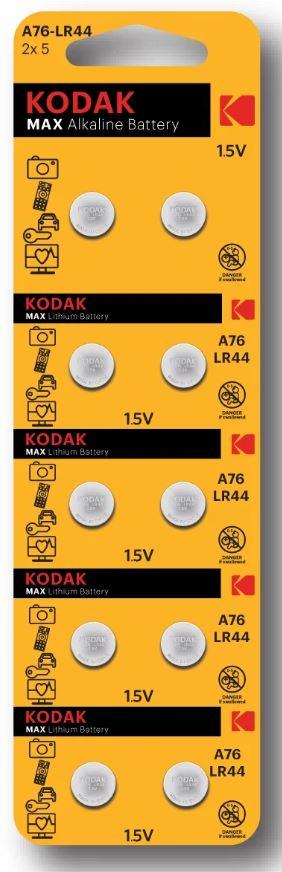 Kodak AG13 KA76, LR44 (357) LR1154, батарейка часовая CAT 30413139-RU1 10/100/1000 - фото 1 - id-p205556645