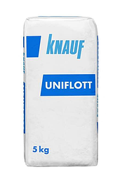 Гипсовая шпатлевка для заделки стыков ГКЛ KNAUF UNIFLOTT, 5 кг, Германия