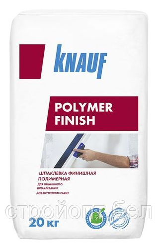 Финишная полимерная шпатлевка KNAUF POLYMER FINISH, 20 кг, РФ - фото 1 - id-p59242951
