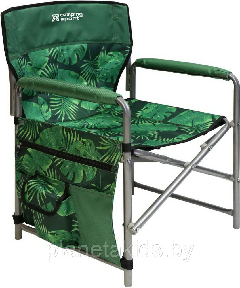 Кресло туристическое, складное, стул со спинкой, подлокотниками для отдыха, рыбалки, пикника арт. КС12 - фото 1 - id-p205558416
