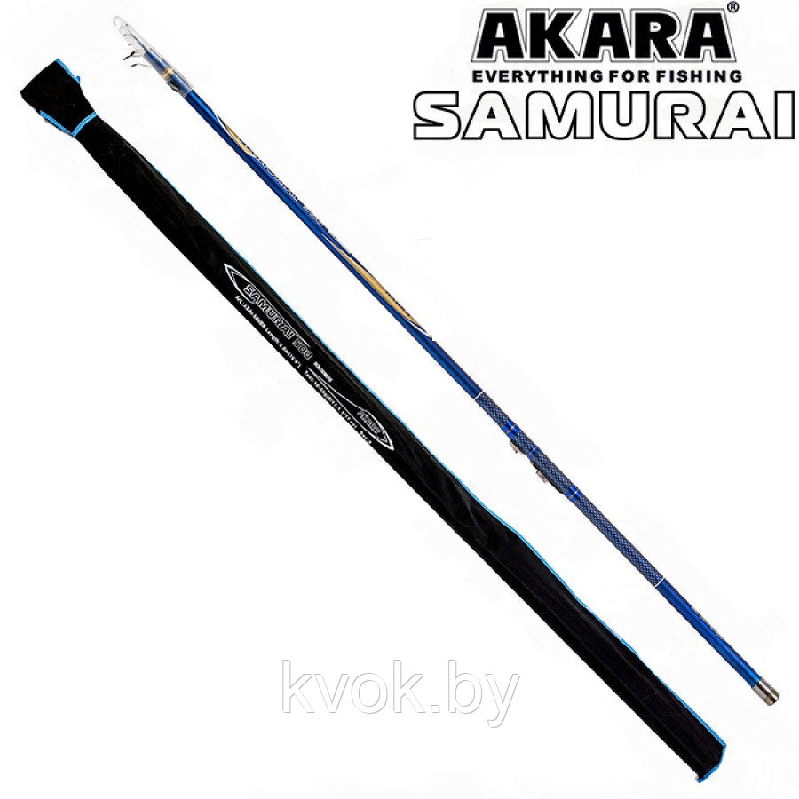 Удочка с кольцами Akara Samurai Bolo 4 м. тест 10-30 гр. 180гр., фото 1
