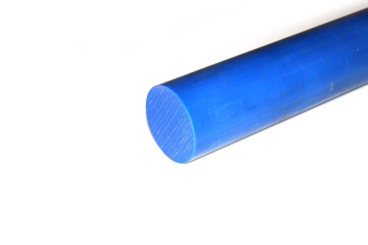 Капролон синий стержень Ф 70 мм MC 901 BLUE (~1000 мм, ~4,8 кг) Китай - фото 1 - id-p205562770