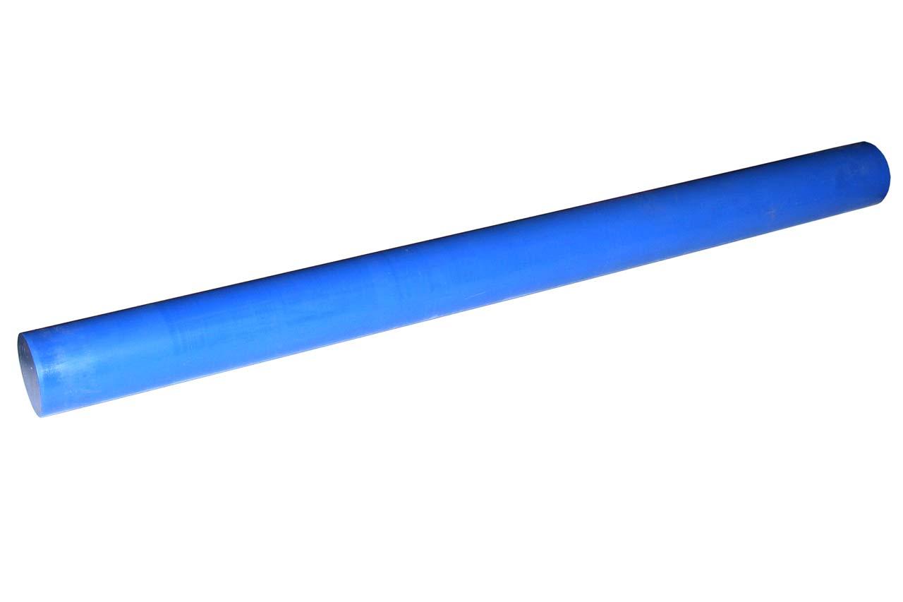 Капролон синий стержень Ф 80 мм MC 901 BLUE (~1000 мм, ~6,3 кг) Китай - фото 2 - id-p205562774