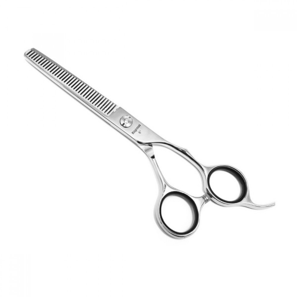 Ножницы парикмахерские KAPOUSфилировочные 6.0 модель SК10T/6.0 34 зубца левое полотно KAPOUS - фото 1 - id-p205562712