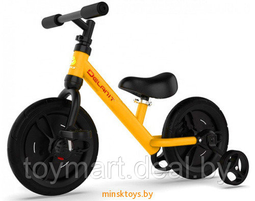 Беговел - велосипед с педалями и боковыми колёсами 2 в 1, Delanit, TF-01 - фото 1 - id-p143007150