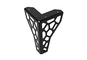 Опора для мебели MetalLine 036 нерегулируемая H-150мм Сталь чёрный матовый F036S.150BM