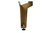 Опора для мебели MetalLine 026 регулируемая H-150мм Сталь золотой металлик F026S.150GL, фото 3