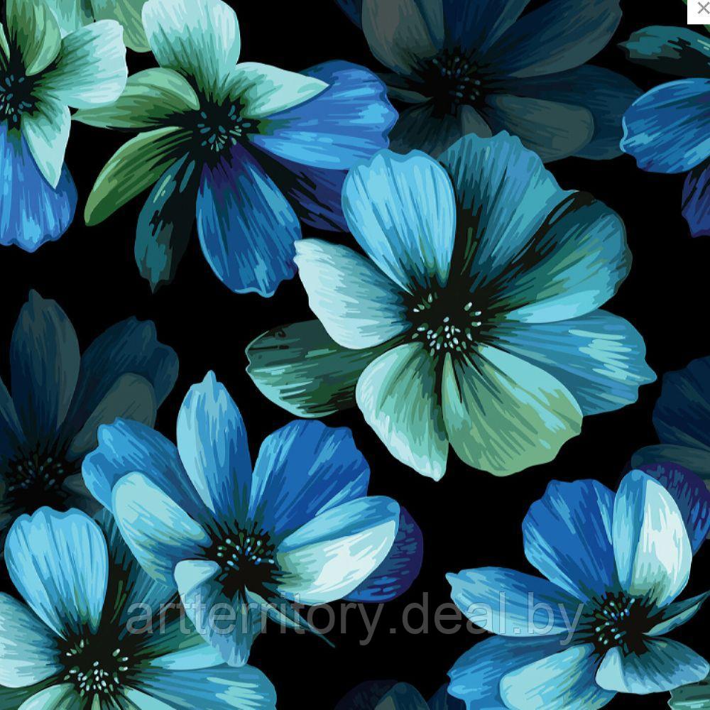 Бумага упаковочная мелованная "Night Flowers" 70x100 см, 70 г/м2, 5 дизайнов ассорти - фото 3 - id-p205564029