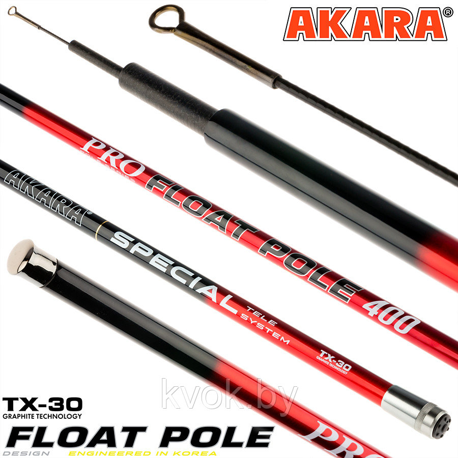 Удочка маховая Akara Float Pole 4 м. тест 15-35 гр. - фото 2 - id-p205568387