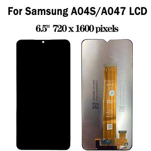 Дисплей (экран) для Samsung Galaxy A04s (A047) original с тачскрином, черный, фото 2