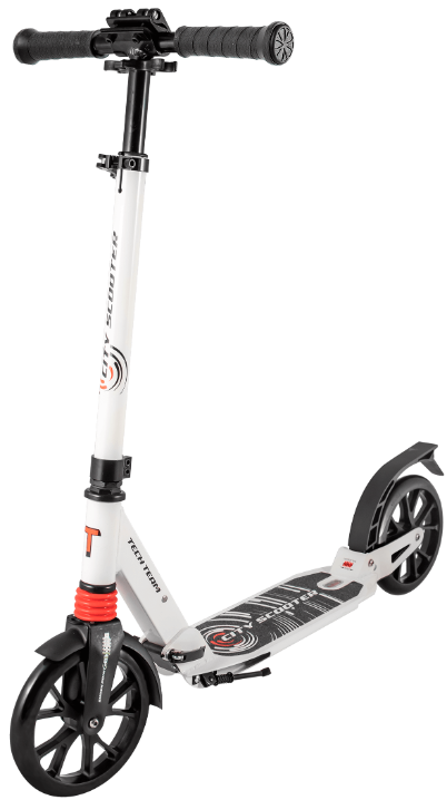 Двухколесный самокат Tech Team City scooter белый