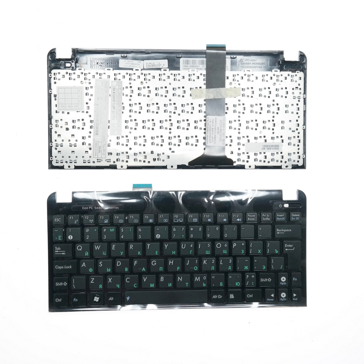 Клавиатура для ноутбука ASUS EEEPC 1011 1015 в рамке черная - фото 2 - id-p94238801