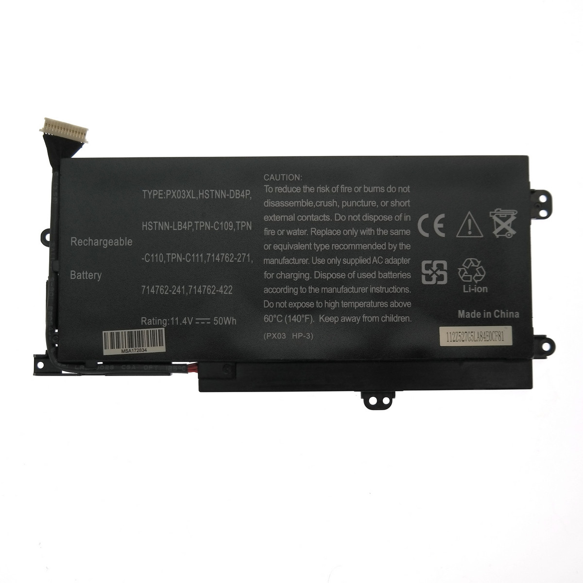 HSTNN-LB4P аккумулятор для ноутбука li-pol 11,4v 4400mah черный - фото 1 - id-p176511949