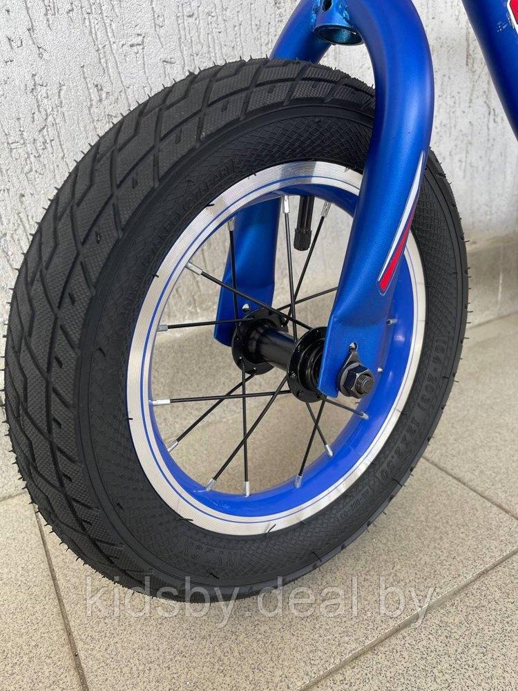 Беговел Slider DJ101B (синий) надувные колеса 12 - фото 4 - id-p205577806