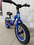 Беговел Slider DJ101B (синий) надувные колеса 12, фото 6