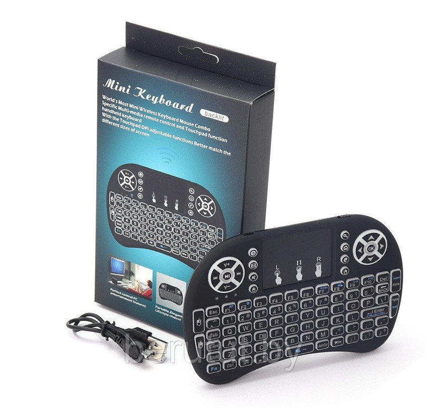 Беспроводная клавиатура для телефона аккумуляторная i8 Mini Keyboard - фото 6 - id-p205578472