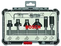 Набор кромочных фрез 1/4 дюйма (6шт) BOSCH