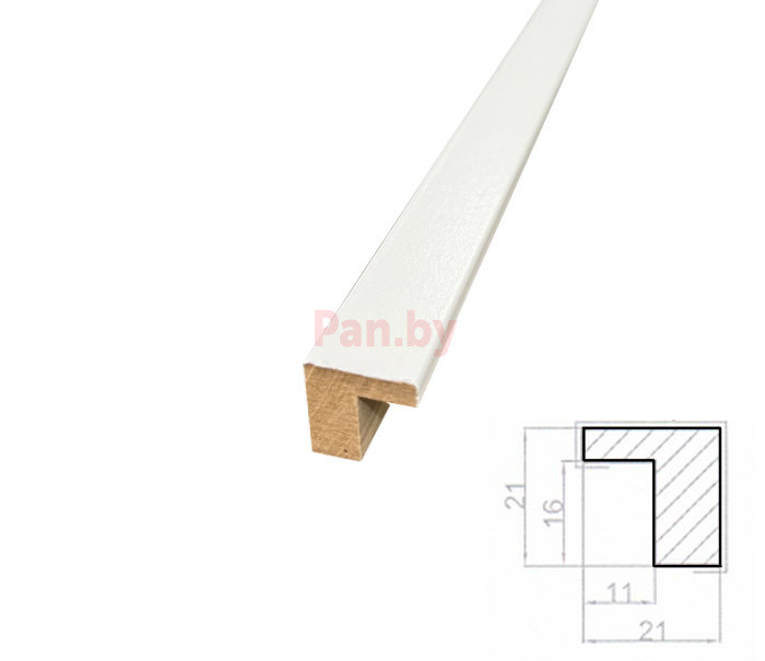 Угол МДФ универсальный OHZ ШД-56 (HУ-01) 21х21х2800 мм - фото 2 - id-p205582550