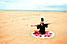 Круглое пляжное парео / селфи  коврик / пляжная подстилка / пляжное покрывало / пляжный коврик Кексик розовый, фото 3