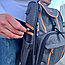 Спортивный стильный рюкзак OMASKA с USB / термо / непромокаемое отделение Чёрный, фото 4