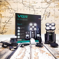 Профессиональный набор для бритья и стрижки волос 5в1 VGR Voyager V-330