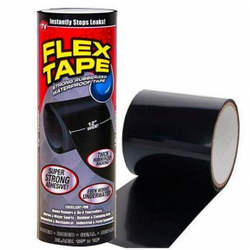 Водонепроницаемая клейкая изоляционная лента (большой) Flex Tape 12 (30х150 см) Черная