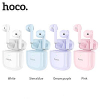 Беспроводные наушники Hoco EW19 Plus TWS цвет: белый, голубой, розовый, фиолетовый   NEW !!!