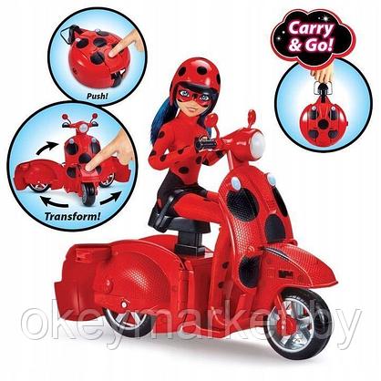 Кукла Леди Баг со скутером Switch N Go - Ladybug 2022, 50668, фото 3