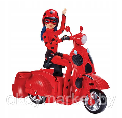 Кукла Леди Баг со скутером Switch N Go - Ladybug 2022, 50668, фото 3