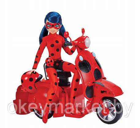 Кукла Леди Баг со скутером Switch N Go - Ladybug 2022, 50668, фото 2