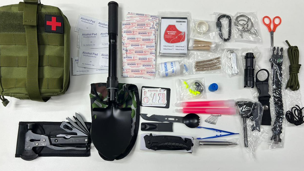Тактическая сумка - аптечка укомплектованная 28 предметов / дорожный подсумок - аптечка для выживания / - фото 7 - id-p204096649