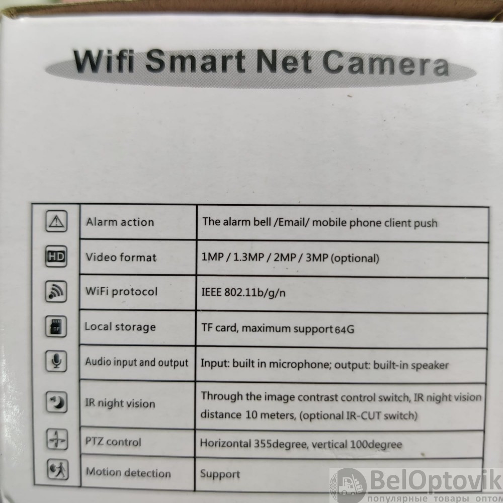 Охранная мини Wi-Fi Smart Net Camera V380 Pro с микрофоном, датчиком движения и сигналом тревоги - фото 8 - id-p139562294