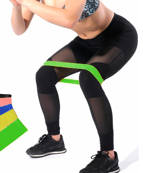 Спортивная резинка для фитнеса, йоги, пилатеса / тонизирующая лента-эспандер из латекса Sweat Shaper Toning - фото 7 - id-p151859609
